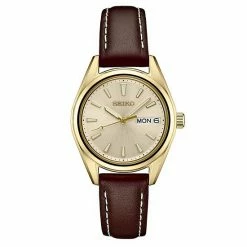 Seiko Women's Essential Champagne Dial Watch - SUR456