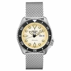 Seiko Men's Stainless Steel Mesh Automatic Watch - SRPD67
