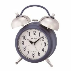 Seiko Deux Bell Alarm Clock Table Decor