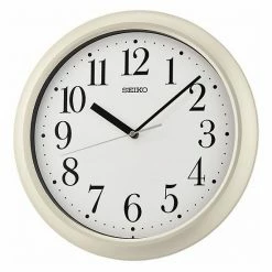 Seiko Yori White Wall Clock
