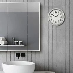 Seiko Yori Silver Finish Wall Clock -Seiko Shop unnamed file 259