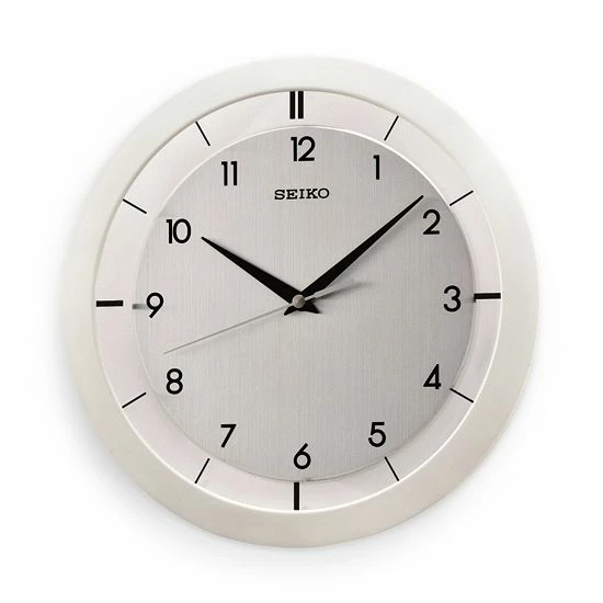 Seiko White Wall Clock - QXA520WLH 3 Seiko White Wall Clock - QXA520WLH