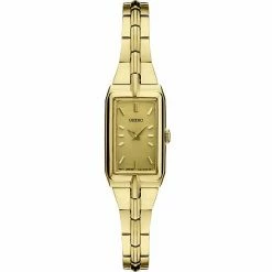 Seiko Women's Essential Gold Tone Stainless Steel Bracelet Watch - SWR048