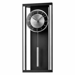 Seiko Modern Deco Pendulum Wall Clock Brown