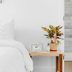 Seiko Kinzo White Alarm Clock Table Decor -Seiko Shop unnamed file 403