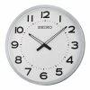 Seiko 20" Ultra-Modern Silver-Tone Wall Clock