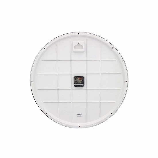 Seiko 20" Ultra-Modern Silver-Tone Wall Clock 4 Seiko 20" Ultra-Modern Silver-Tone Wall Clock - Image 2