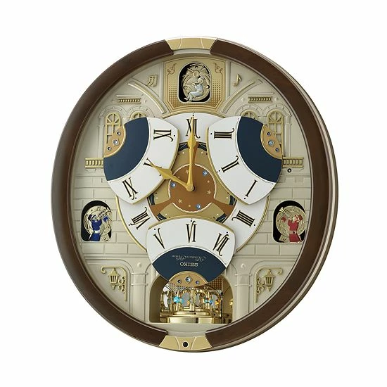 Seiko Melodies In Motion Wall Clock - QXM371BRH 4 Seiko Melodies In Motion Wall Clock - QXM371BRH - Image 2