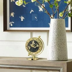 Seiko Gold Tone Globe Clock -Seiko Shop unnamed file 458