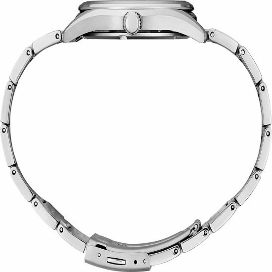 Seiko Men's Essential Titanium Watch Silver Black 5 Seiko Men's Essential Titanium Watch Silver Black - Image 3