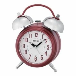 Seiko Deux Bell Alarm Clock Table Decor
