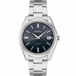 Seiko Men's Essential Titanium Watch Silver Black 10 Seiko Men's Essential Titanium Watch Silver Black -Seiko Shop unnamed file 48