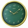 Seiko Saito Green Jewel Tone Wall Clock -Seiko Shop unnamed file 489