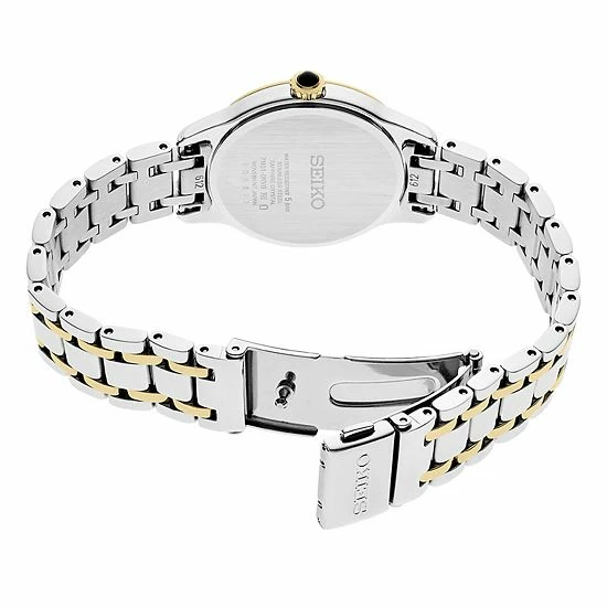 Seiko Women's Diamond Two Tone Stainless Steel Mother-of-Pearl Dial Watch - SRZ540 4 Seiko Women's Diamond Two Tone Stainless Steel Mother-of-Pearl Dial Watch - SRZ540 - Image 2