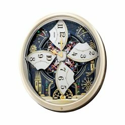 Seiko Melodies In Motion Crystal LED Fireworks Musical Wall Clock - QXM239SRH -Seiko Shop unnamed file 55