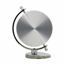 Seiko Silver Finish Globe Clock Table Decor -Seiko Shop unnamed file 616