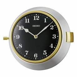 Seiko Nao Black Wall Clock