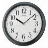 Seiko Yori Black Wall Clock -Seiko Shop unnamed file 643