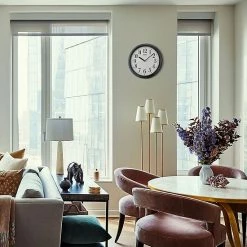 Seiko Yori Black Wall Clock -Seiko Shop unnamed file 646