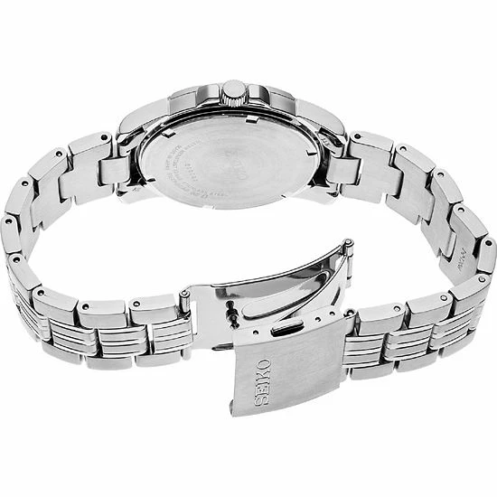 Seiko Men's Essential Stainless Steel Black Dial Watch - SUR355 4 Seiko Men's Essential Stainless Steel Black Dial Watch - SUR355 - Image 2