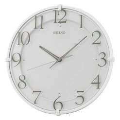 Seiko Kai White Wall Clock