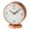 Seiko Braxton Rose Gold Finish Clock Table Decor -Seiko Shop unnamed file 765