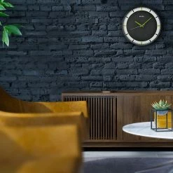 Seiko Mari Black Wall Clock 8 Seiko Mari Black Wall Clock -Seiko Shop unnamed file 773