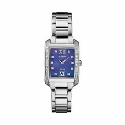 Seiko Women's Diamond Accent Stainless Steel Solar Watch - SUP401
